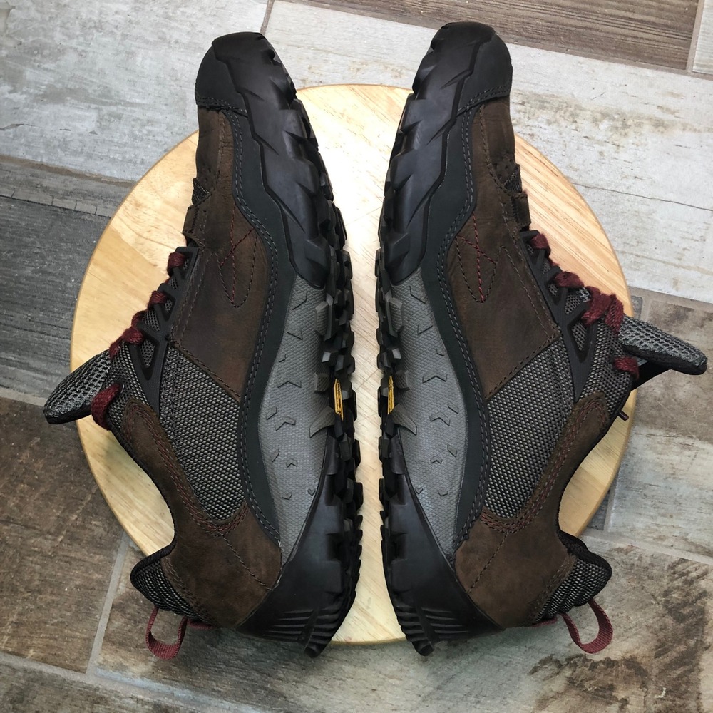 Merrell Annex Trak Low Hiking Shoes Mens 12 US Clay Brown Leather Vibram J91805 - Picture 8 of 16